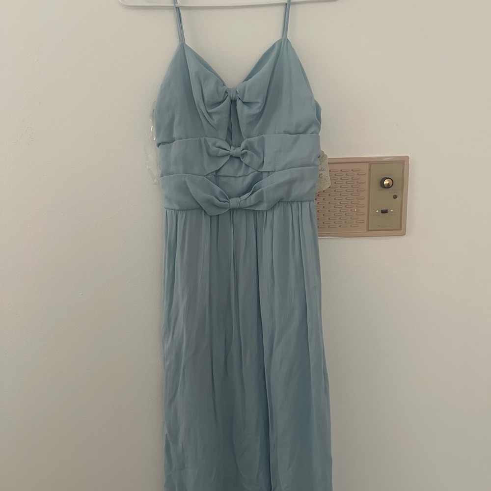 Altar'd State Blue Strapless Dress